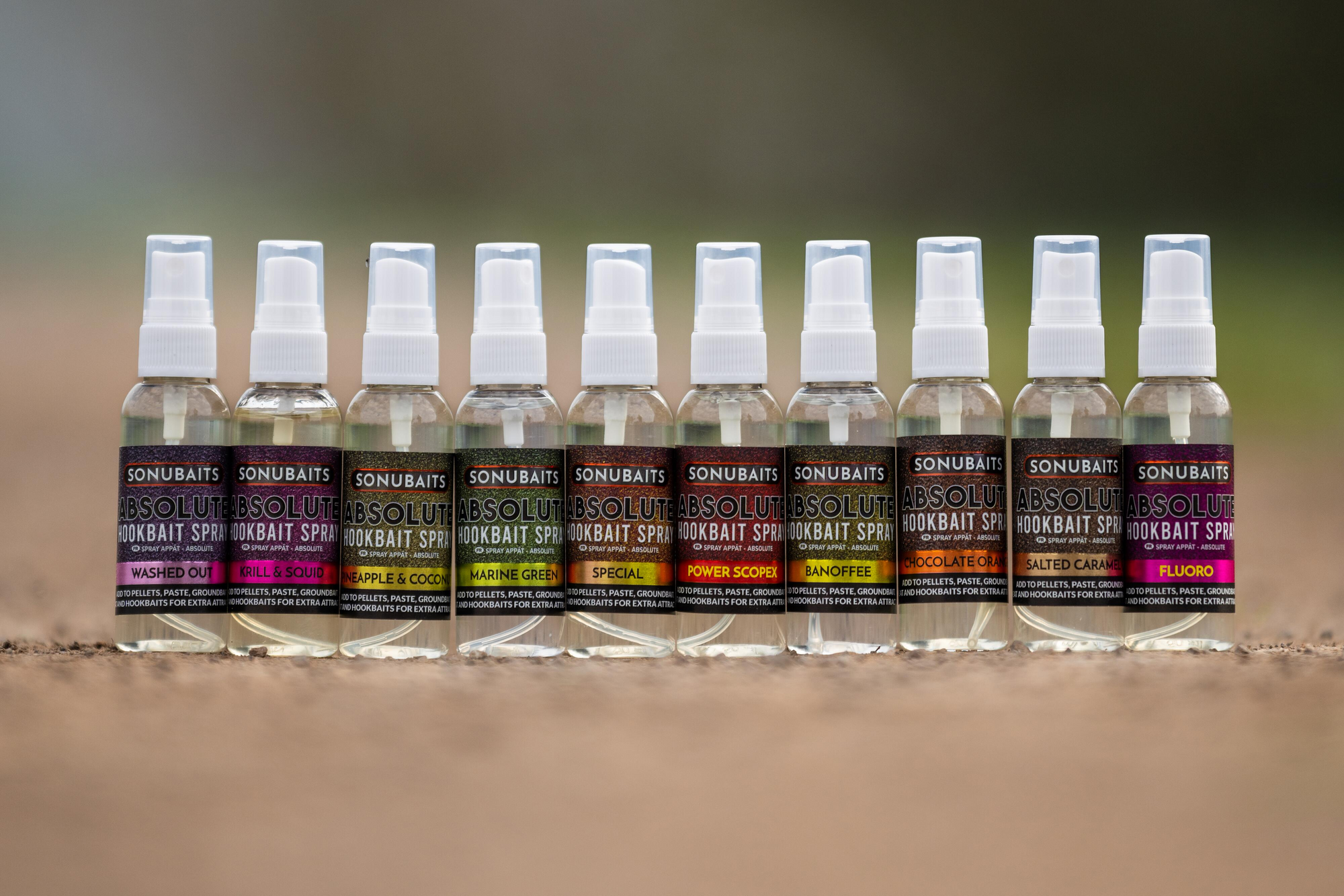 Spray per esche assolute